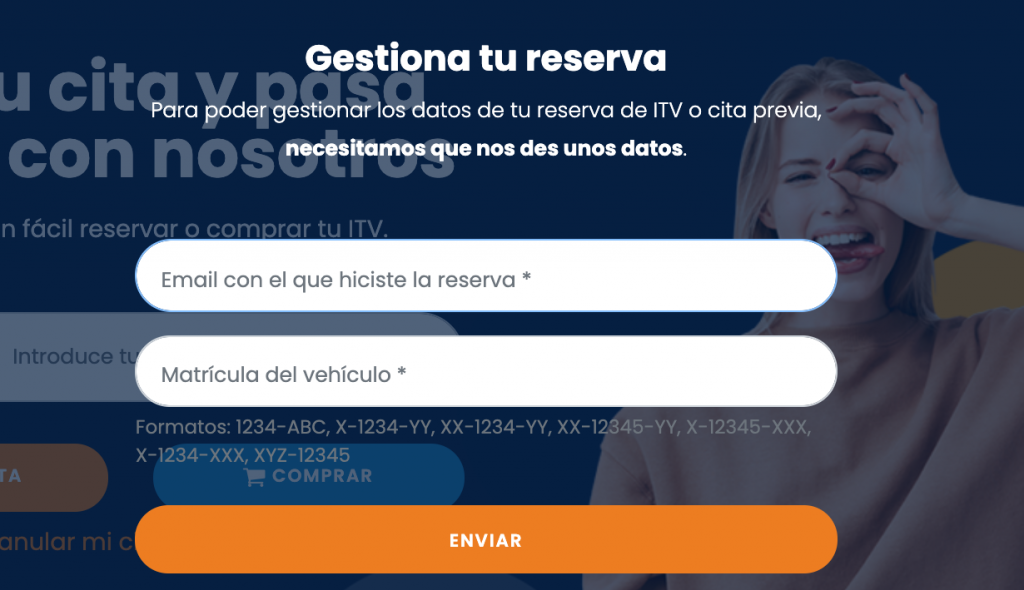 gestionar reserva itv itevelesa